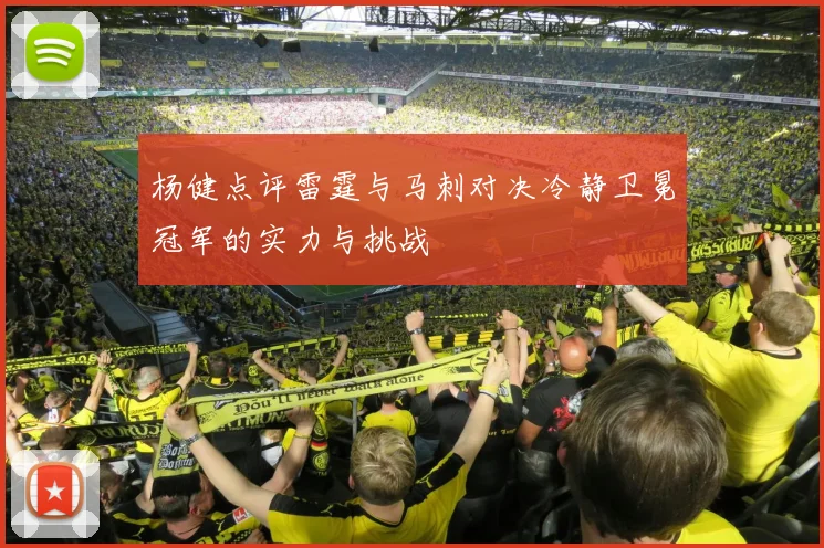 杨健点评雷霆与马刺对决冷静卫冕冠军的实力与挑战